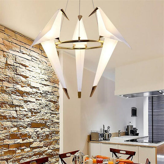 Bird Cage Pendant Light: Stylish Lighting Fixture-GraffitiWallArt