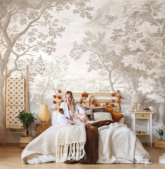 Blossom Wallpaper Mural – Enhance Your Space-GraffitiWallArt