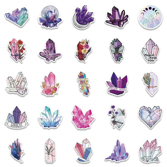 Bohemia Crystal Gem Stickers Bundle - Waterproof and Famous Designs-GraffitiWallArt