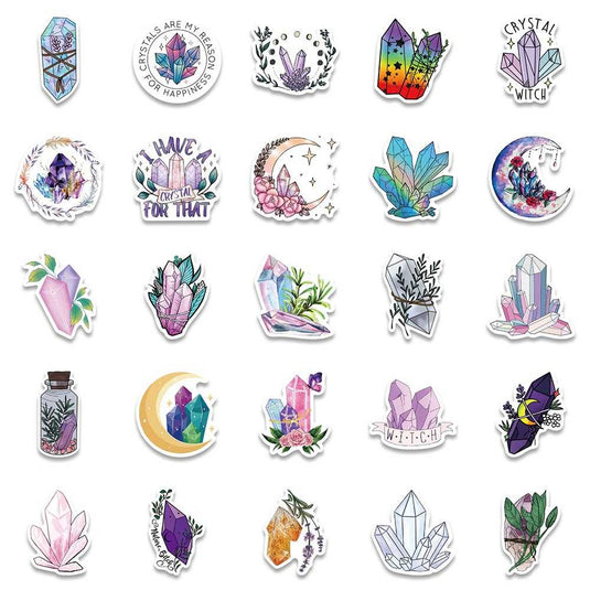 Bohemia Crystal Gem Stickers Bundle - Waterproof and Famous Designs-GraffitiWallArt