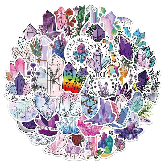 Bohemia Crystal Gem Stickers Bundle - Waterproof and Famous Designs-GraffitiWallArt