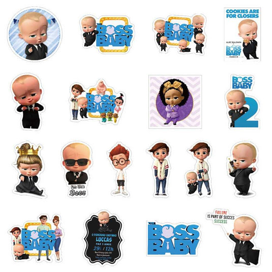 Boss Baby Stickers Pack: Playful & Fun Sticker Set-GraffitiWallArt