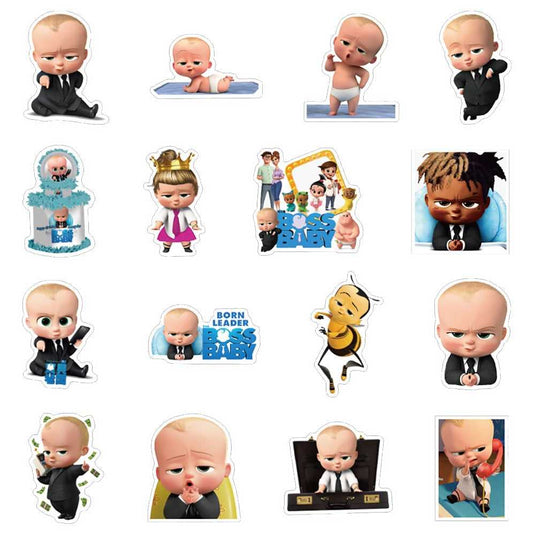 Boss Baby Stickers Pack: Playful & Fun Sticker Set-GraffitiWallArt