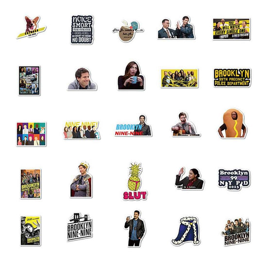 Brooklyn Nine-Nine Stickers Pack - Famous Bundle Waterproof-GraffitiWallArt