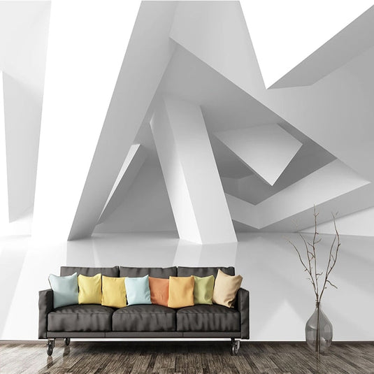 Building Structure Wallpaper Mural - Stunning Designs-GraffitiWallArt