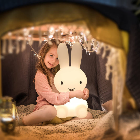 Bunny Rabbit Lamp Cute LED Table Lamp for Kids Room-GraffitiWallArt