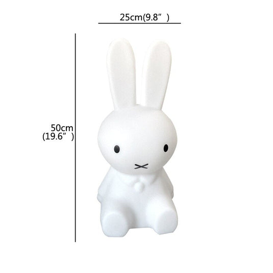 Bunny Rabbit Lamp Cute LED Table Lamp for Kids Room-GraffitiWallArt