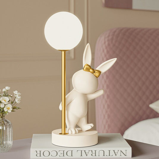 Bunny Rabbit Table Lamp for Kids Room-GraffitiWallArt