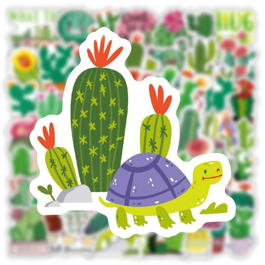 Cactus Stickers: Decorative Decals for Every Surface-GraffitiWallArt