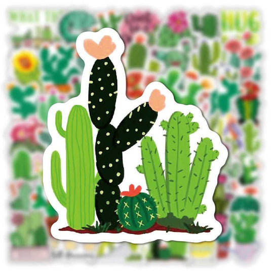 Cactus Stickers: Decorative Decals for Every Surface-GraffitiWallArt