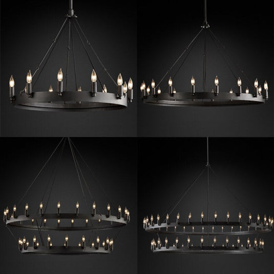 Candle Chandelier: Illuminating Elegance and Charm-GraffitiWallArt