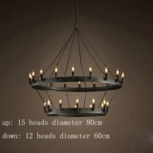 Candle Chandelier: Illuminating Elegance and Charm-GraffitiWallArt