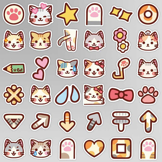 Cat Girl Stickers Bundle - Famous and Waterproof Stickers-GraffitiWallArt