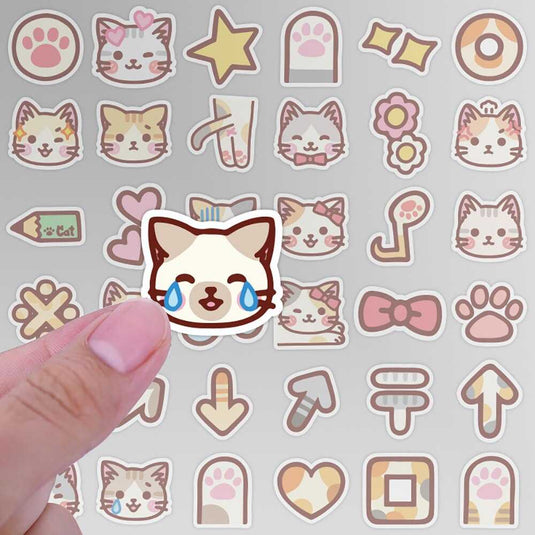 Cat Girl Stickers Bundle - Famous and Waterproof Stickers-GraffitiWallArt