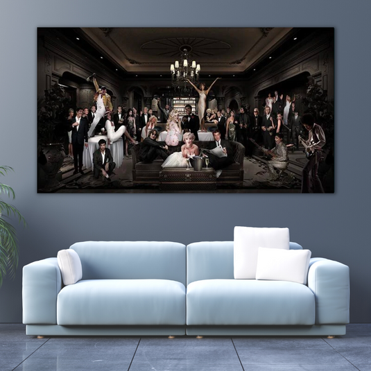 Classic Legends Characters Canvas Wall Art: Exquisite pieces-GraffitiWallArt