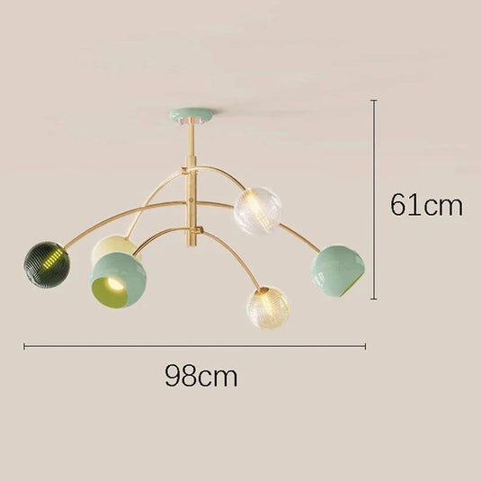 Classy Pendants Living Room Chandelier lighting-GraffitiWallArt