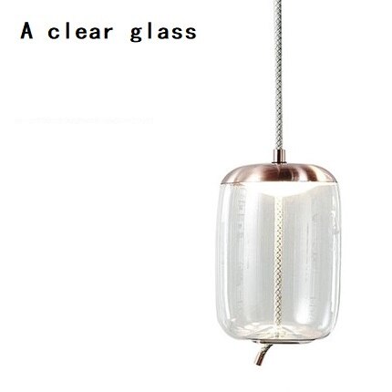 Clear Glass Pendant Light for Captivating Ambiance-GraffitiWallArt