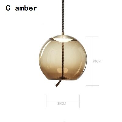 Clear Glass Pendant Light for Captivating Ambiance-GraffitiWallArt