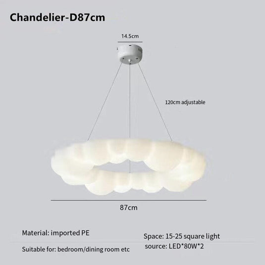 Cloud Chandelier - Illuminate Your Space-GraffitiWallArt