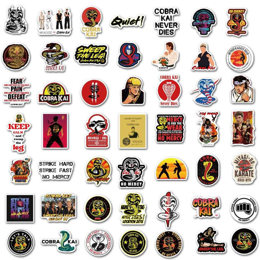 Cobra Kai Stickers: Get Your Exclusive Merchandise Here-GraffitiWallArt