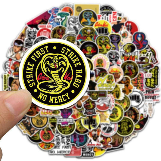 Cobra Kai Stickers: Get Your Exclusive Merchandise Here-GraffitiWallArt