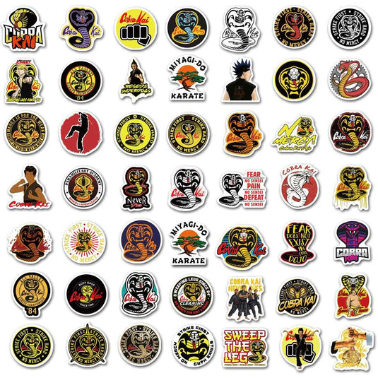 Cobra Kai Stickers: Get Your Exclusive Merchandise Here-GraffitiWallArt