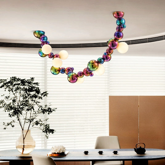 Colourful Chandelier Indoor Decor Hanging Lights-GraffitiWallArt