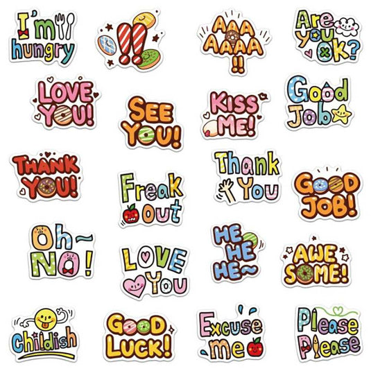 Comic Text Stickers – Shop for Comic Text Stickers-GraffitiWallArt