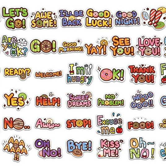 Comic Text Stickers – Shop for Comic Text Stickers-GraffitiWallArt