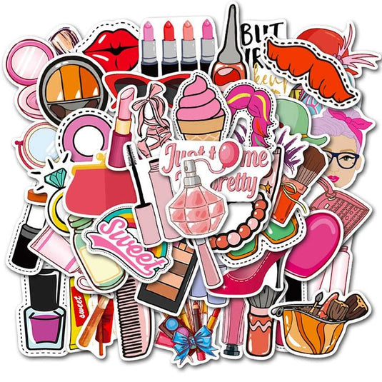 Cosmetics Stickers: The Best Way to Beautify-GraffitiWallArt