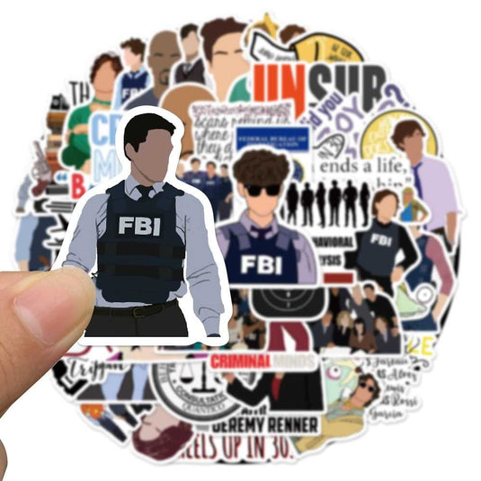 Criminal Minds Stickers Pack - Famous Bundle Waterproof-GraffitiWallArt