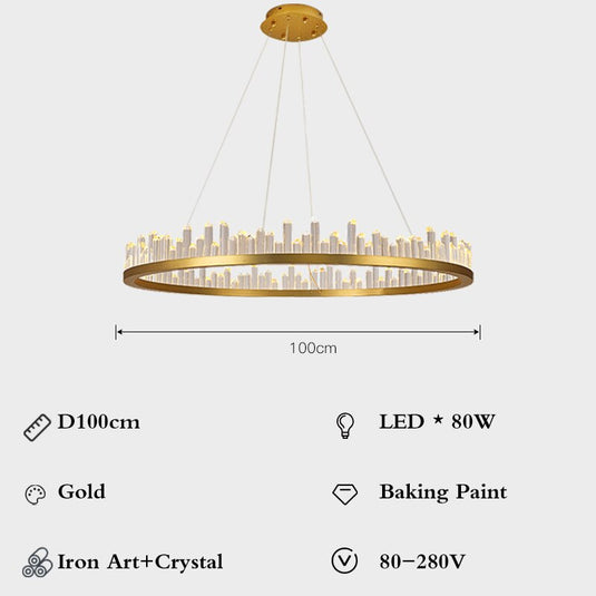 Crystal Chandelier: Exquisite Lustre for Elegant Spaces-GraffitiWallArt