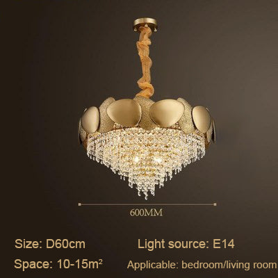 Crystal Pendant Lamp Chandelier: Illuminate with Elegance-GraffitiWallArt