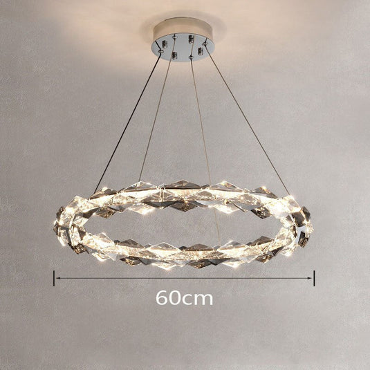 Crystal Ring Chandelier - Illumination for Every Space-GraffitiWallArt