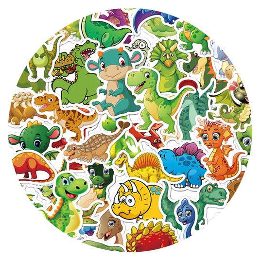 Cute Dinosaur Stickers - Dinosaur Stickers for Kids-GraffitiWallArt