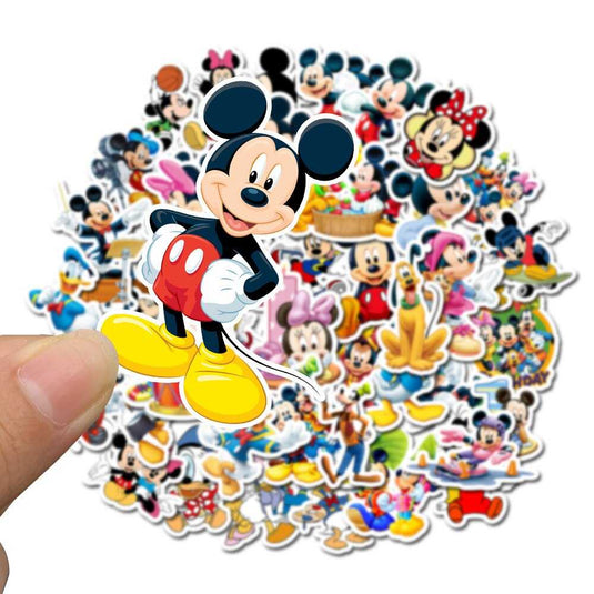 Cute Disney Mickey Donald Sticker Pack - Waterproof Famous Bundle-GraffitiWallArt