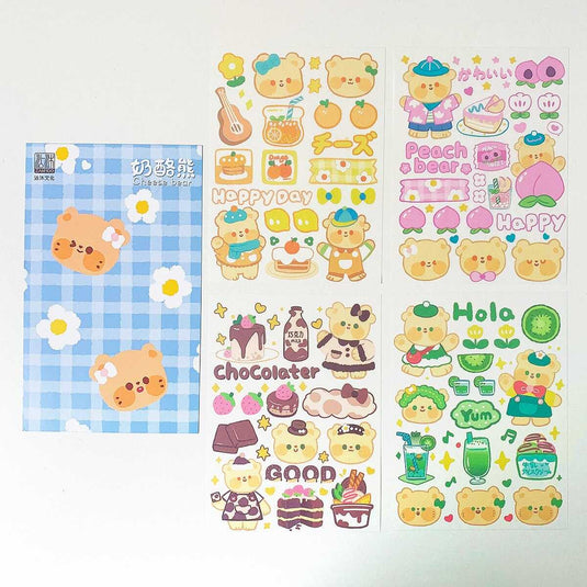 Cute Rabbit Stickers for Kids - Planner and Scrapbooking Set-GraffitiWallArt