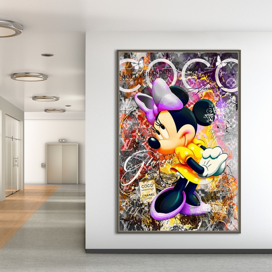 Darling: Minnie Canvas Wall Art ‚Äì Exquisite Home Decor-GraffitiWallArt