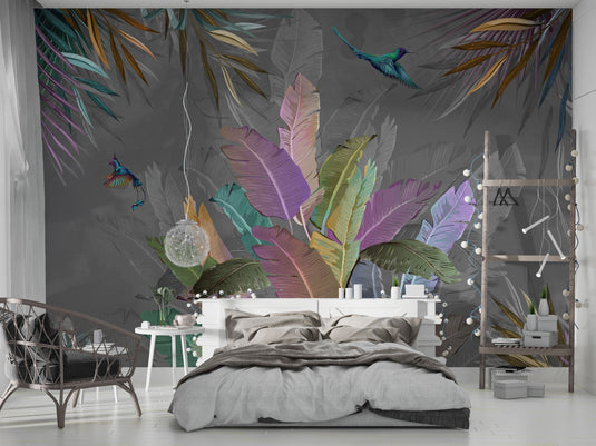 Deep Forest Wallpaper Mural - High-Quality Nature Wall Art-GraffitiWallArt