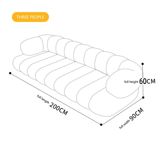 Linear Nordic Style Designer Sofa Set