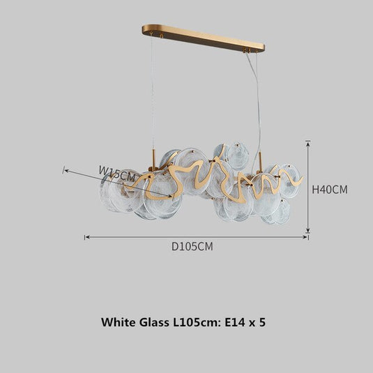 Designer Glass Chandelier: Elevate Your Space-GraffitiWallArt