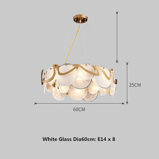 Designer Glass Chandelier: Elevate Your Space-GraffitiWallArt