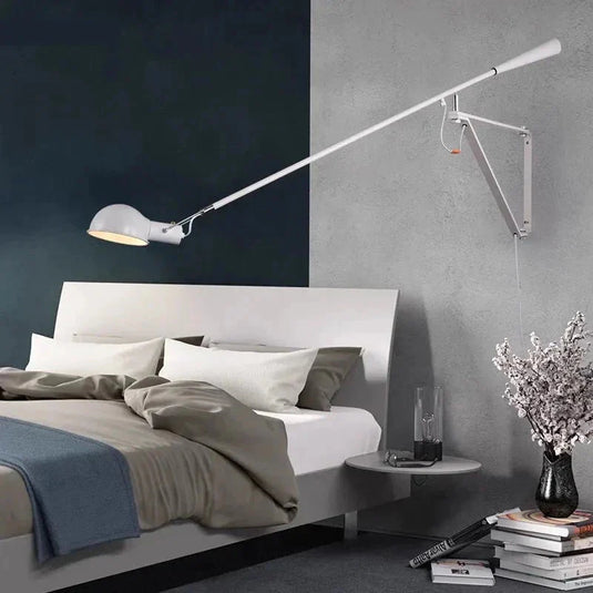 Designer Long Arm Adjustable Long Pole Wall Light-GraffitiWallArt