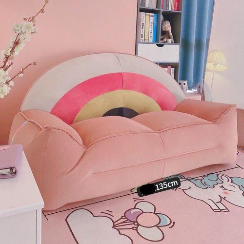 Designer Rainbow Bean Bag Recliner Chair Sofa-GraffitiWallArt