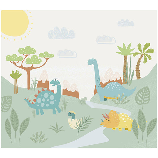 Dino Wallpaper: Bring Prehistoric Appeal to Your Space-GraffitiWallArt