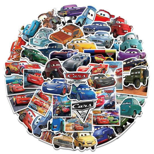 Disney Cars Animation Stickers - Famous Waterproof Bundle-GraffitiWallArt