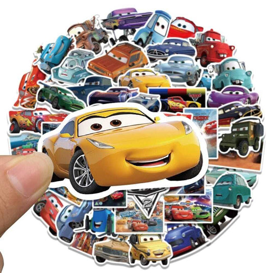 Disney Cars Sticker Pack - Famous Waterproof Bundle-GraffitiWallArt