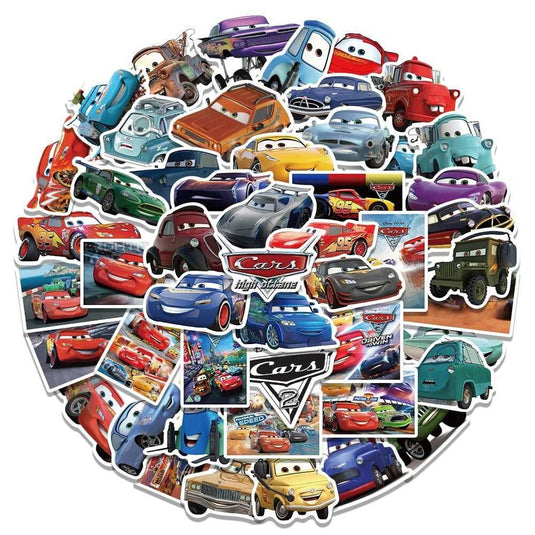 Disney Cars Sticker Pack - Famous Waterproof Bundle-GraffitiWallArt