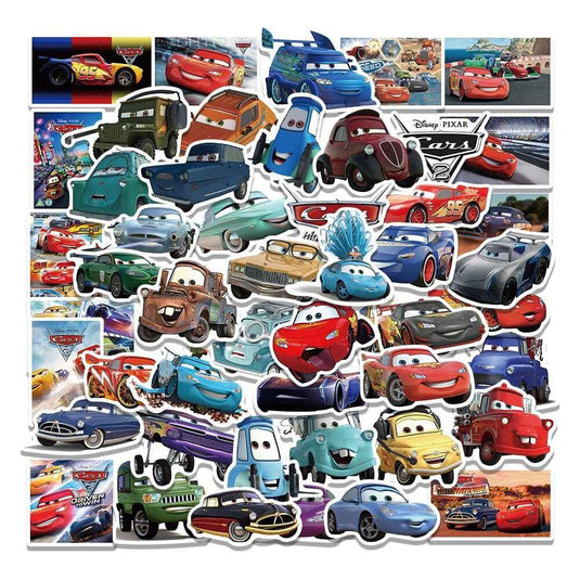 Disney Cars Sticker Pack - Famous Waterproof Bundle-GraffitiWallArt