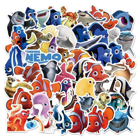 Disney Cartoon Stickers - Finding Nemo Stickers-GraffitiWallArt